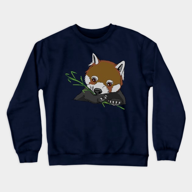 Cute red panda Crewneck Sweatshirt by Antiope